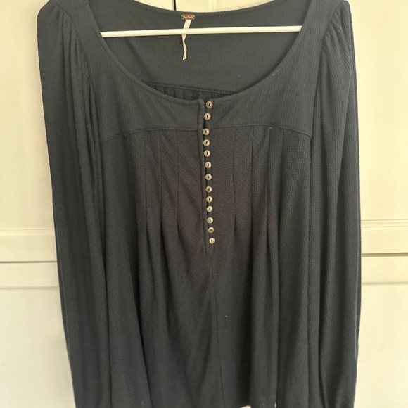 Free People Devin Knit top blouse - Picture 3 of 4